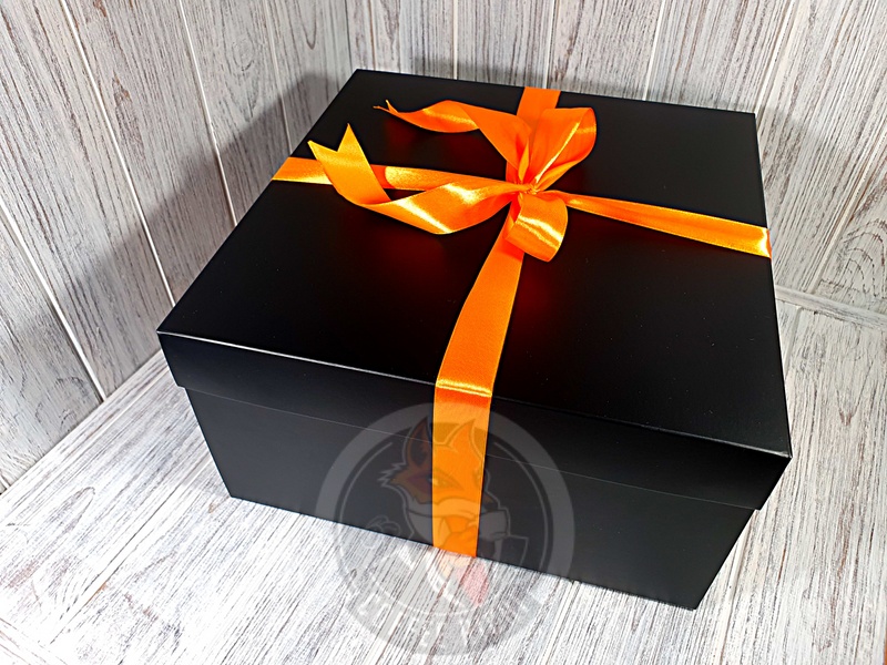 Большая Подарочная коробка (черная) 285*280*150 мм 4202-7 фото