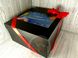 Велика Подарункова коробка (чорна) 285*280*150 мм 4202-6 фото 1