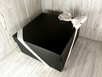 Большая Подарочная коробка (черная) 24*24*12см 4203-1 фото