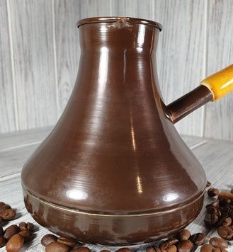 Турка джезва СлавМідь мідна Лампа Алладіна&nbsp;500 мл коричнева 2201-2 фото