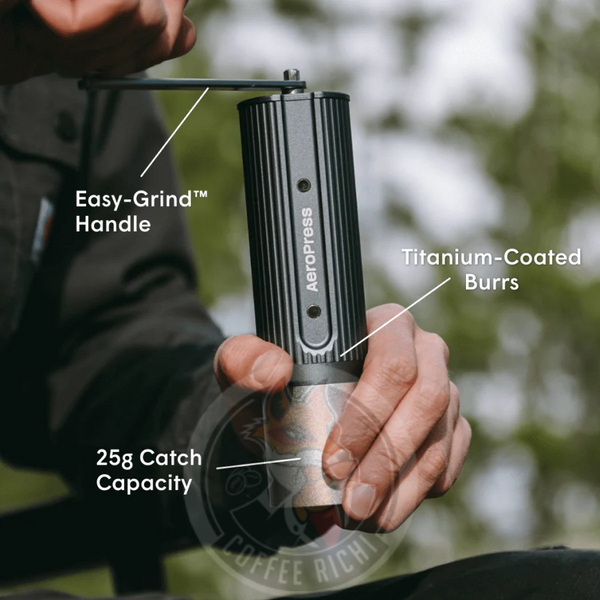 Ручная кофемолка AeroPress Manual Coffee Grinder с титановыми жерновами 5036 фото