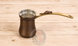 Турка джезва ZH медная 'LUWAK патина' 170 мл с латунной ручкой (с фигуркой зверька LUWAK) 2128-1 фото 4