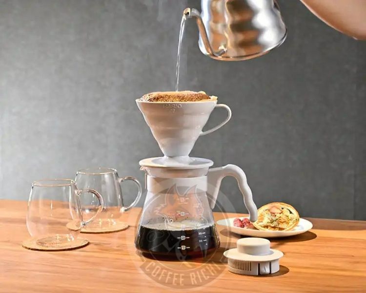 Набор Hario V60 Grayt: пуровер, сервер и фильтры 40 шт 7042 фото