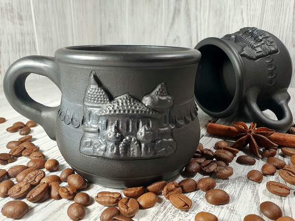 Набір 2 чашки для кави "Замок" 2 х 180 мл 4033 фото