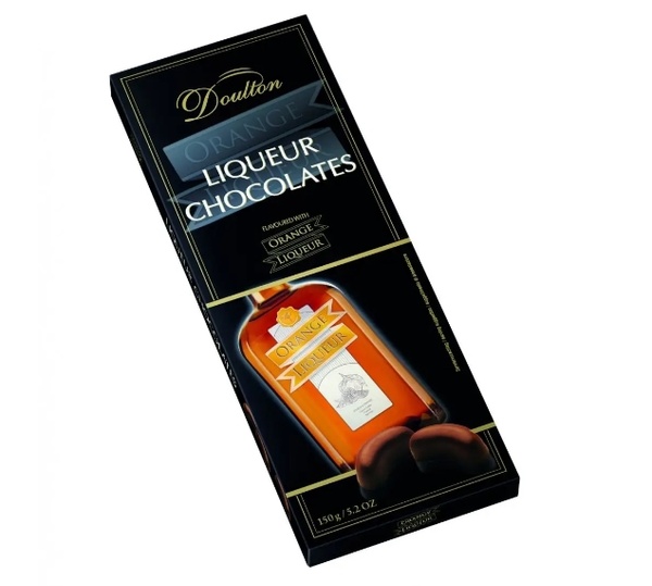 Цукерки DOULTON LIQUOR CHOCOLATES шоколадні з лікером, 150г 6055 фото