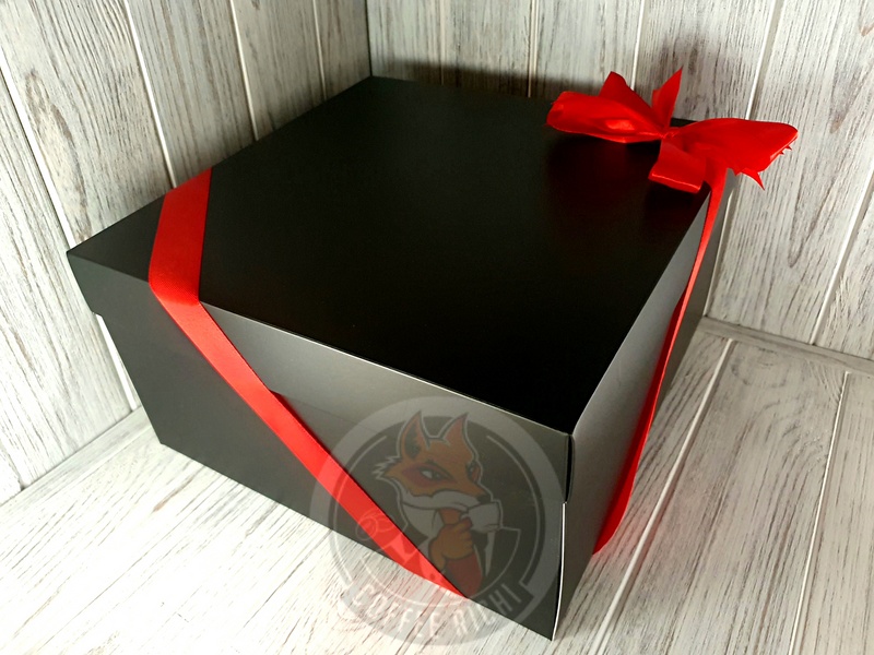 Велика Подарункова коробка (чорна) 285*280*150 мм 4202-2 фото
